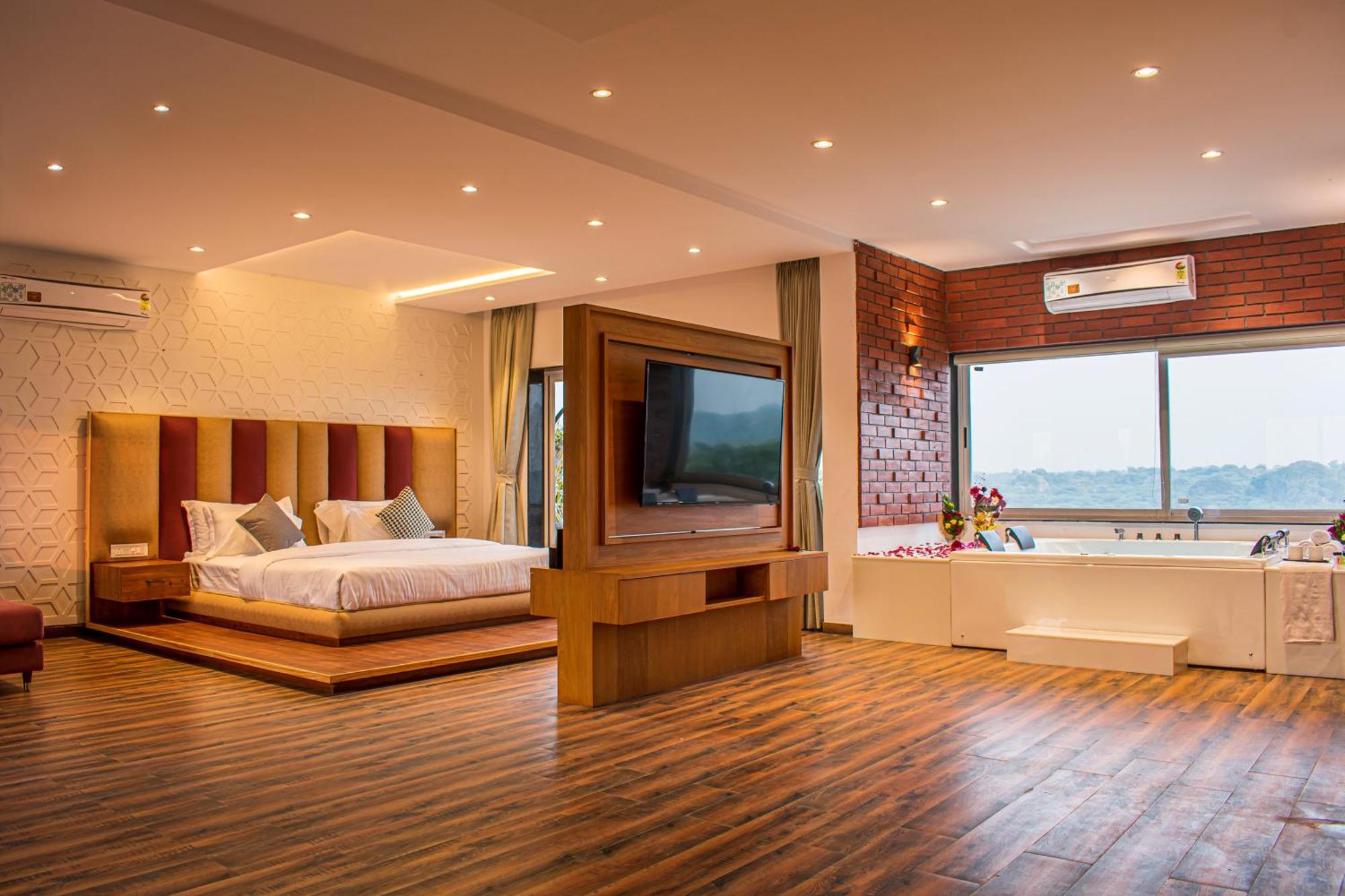 Krishna Riverside Resort Vasad ภายนอก รูปภาพ